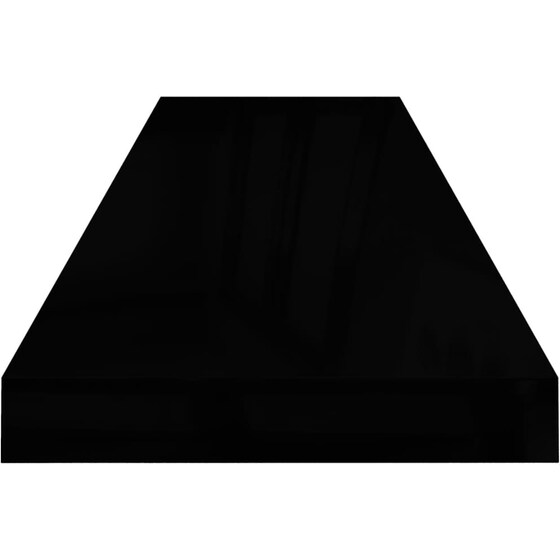 Ράφια Τοίχου VidaXL από MDF 90x23.5 cm 4 Τμχ - Μαύρο image 4