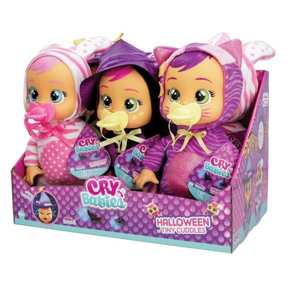 Κούκλα Cry Babies Κλαψουλίνια Tiny Cuddles Halloween (Διάφορα Σχέδια) image 10