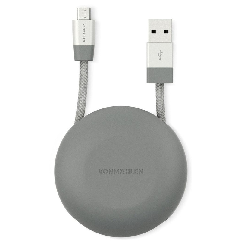 VONMÄHLEN Καλώδιο δεδομένων Vonmählen The Luxury Cable Usb to Micro Usb 1m - Grey
