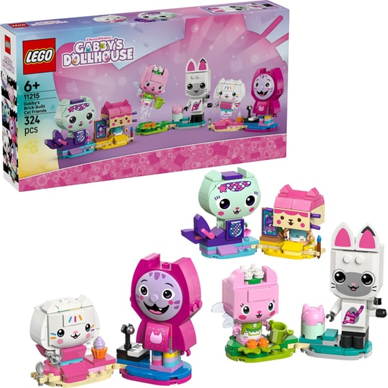 LEGO® Gabby’s Dollhouse: Gabby's Brick-Built Cat Friends (11215) image 2