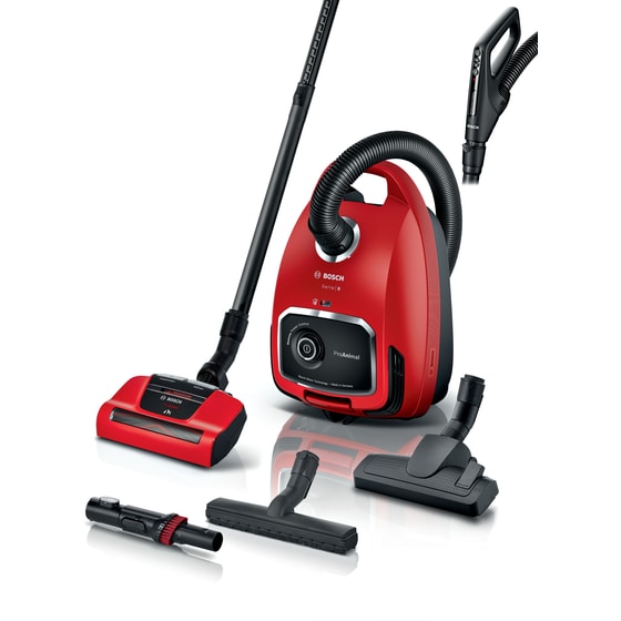 BOSCH BGL6PET1 ProAnimal 700 W με Σακούλα 4 L Κόκκινη Ηλεκτρική Σκούπα image 0