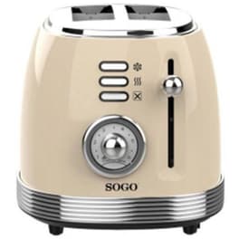 SOGO TOS-SS-5470 2 Θέσεων 850W Μπεζ Φρυγανιέρα