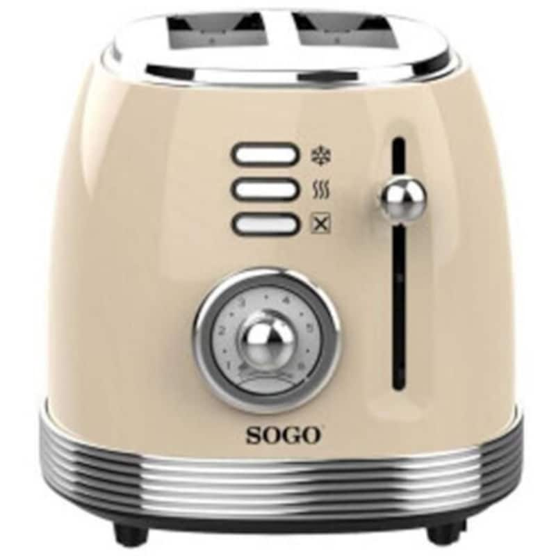 SOGO TOS-SS-5470 2 Θέσεων 850W Μπεζ Φρυγανιέρα φωτογραφία