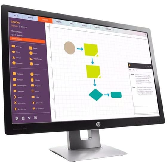 Refurbished HP EliteDisplay E242 24'' WUXGA IPS Flat 60Hz 7ms | Grade A image 3