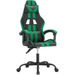 Καρέκλα Gaming VIDAXL 3143821 από Τεχνητό Δέρμα - Μαύρο