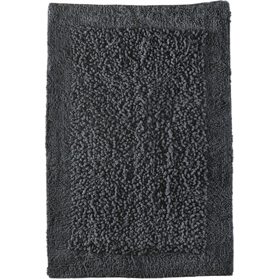 Πατάκι Μπάνιου Rythmos Home Rimmon Ορθογώνιο Βαμβακερό 50x80 cm - Ανθρακί image 0