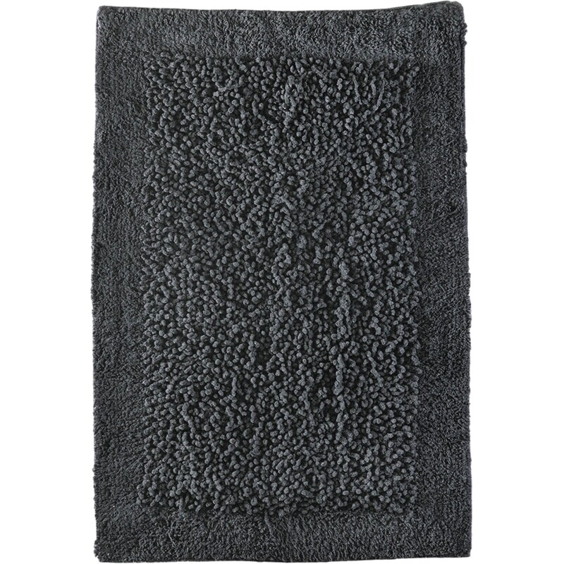 RYTHMOS HOME Πατάκι Μπάνιου Rythmos Home Rimmon Ορθογώνιο Βαμβακερό 50x80 cm - Ανθρακί