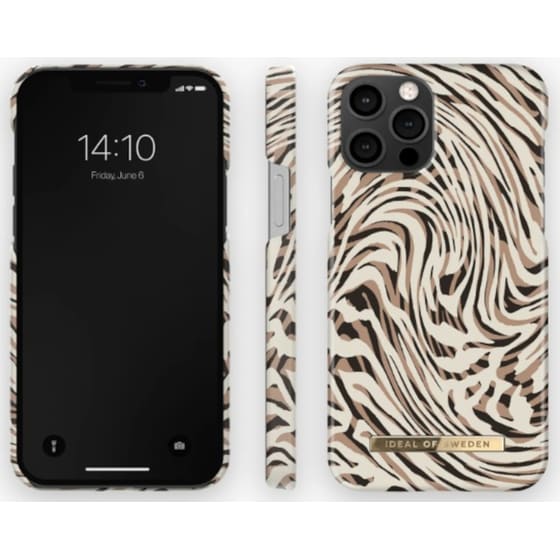 Θήκη Apple iPhone 12 Pro Max - iDeal of Sweden Fashion - Hypnotic Zebra image 1
