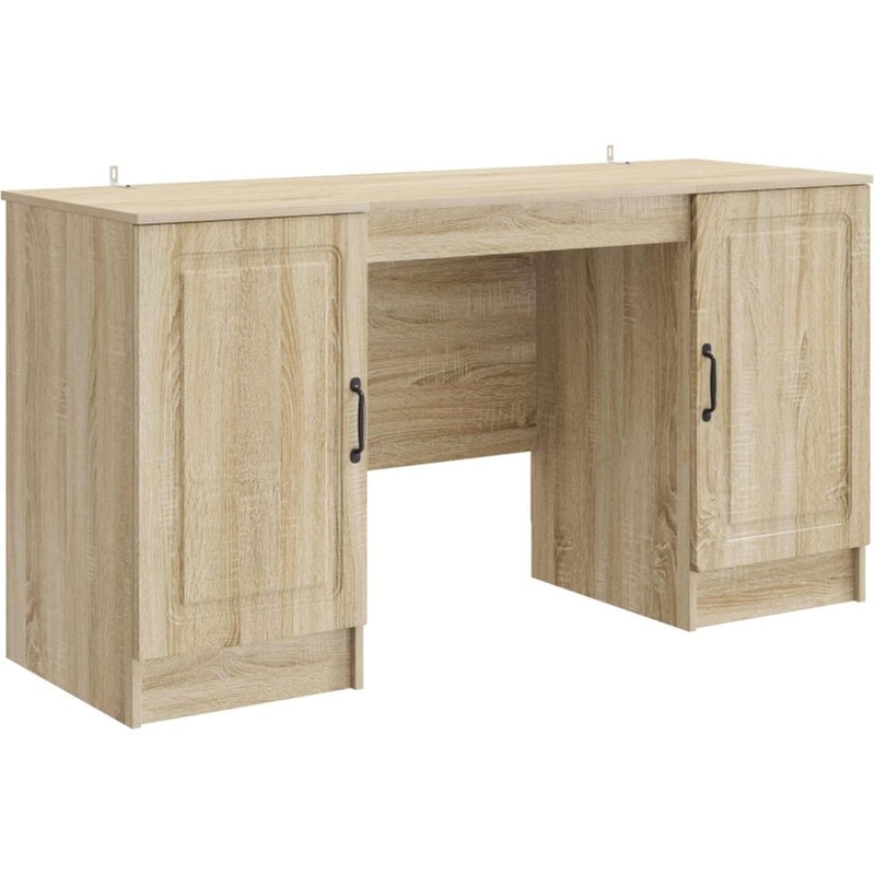Γραφείο VidaXL από Επεξεργασμένο Ξύλο 142,5x50x75 cm - Sonoma Δρυς