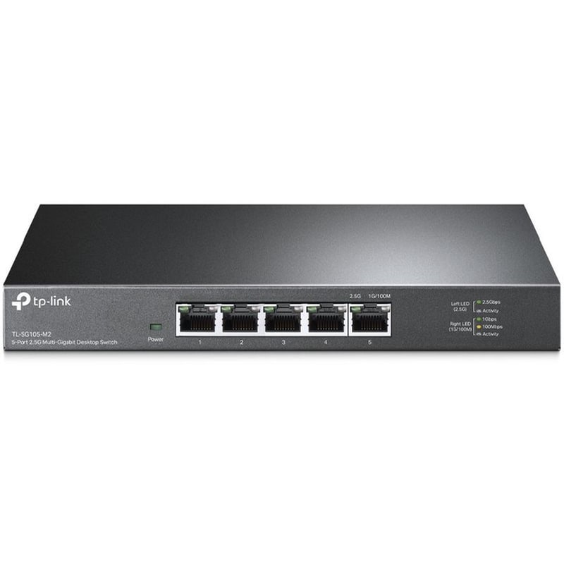 TP-LINK TP-Link TL-SG105-M2 Desktop Switch L2 Gigabit Etherne (2.5 Gbps) 5-Port