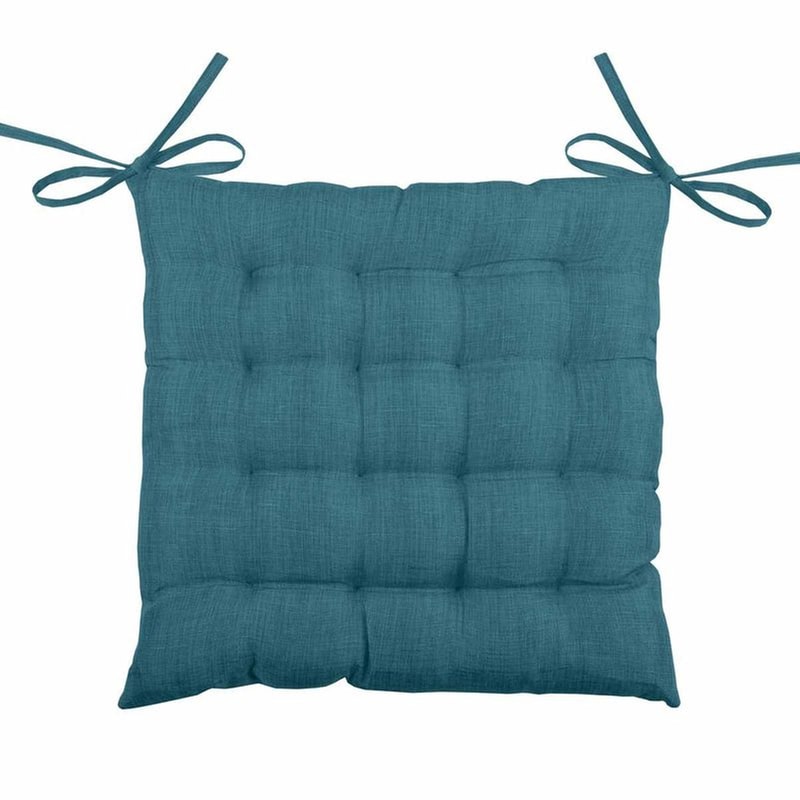 Μαξιλάρι Καρέκλας Spitishop Πολυεστέρας 40x40cm - Τιρκουάζ