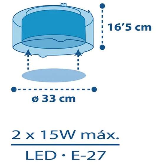 Παιδικό Φωτιστικό Οροφής Ango Planets Πλαφονιέρα 41346 image 5