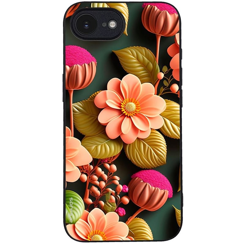 Θήκη Apple iPhone 16e - Sonique 3D Flower Series - Multicolor
