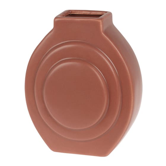 Διακοσμητικό Βάζο Spitishop Κεραμικό 13.2x8.2x16.6 cm - Καφέ image 0