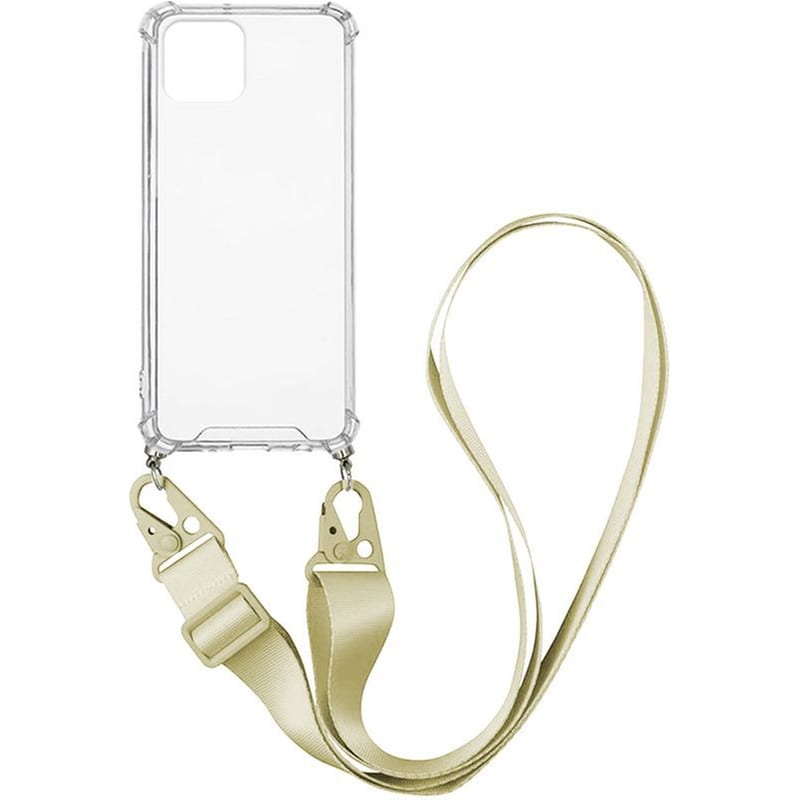 Θήκη Apple iPhone 12 Pro Max - Sonique με Strap Armor Clear - Μπεζ
