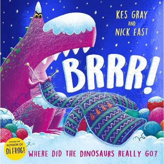 Brrr! : A brrrilliantly funny story about dinosaurs, knitting and space image 0