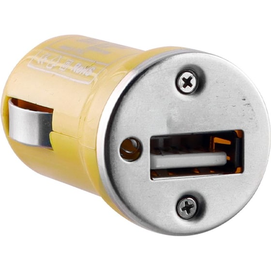 USB MINI VCU09 1200MA YELLOW ΦΟΡ ΗΣ ΑΥΤΟ image 2