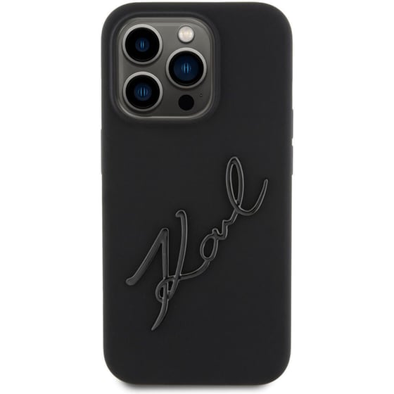 Θήκη Apple iphone 15 Pro - Karl Lagerfeld Karl Script Logo - Μαύρο image 1