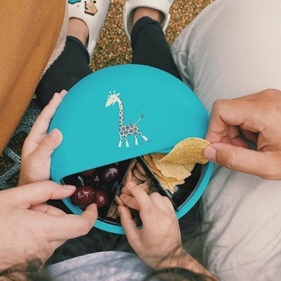 Φαγητοδοχείο Carl Oscar Bentodisc Turquoize Giraffe image 0