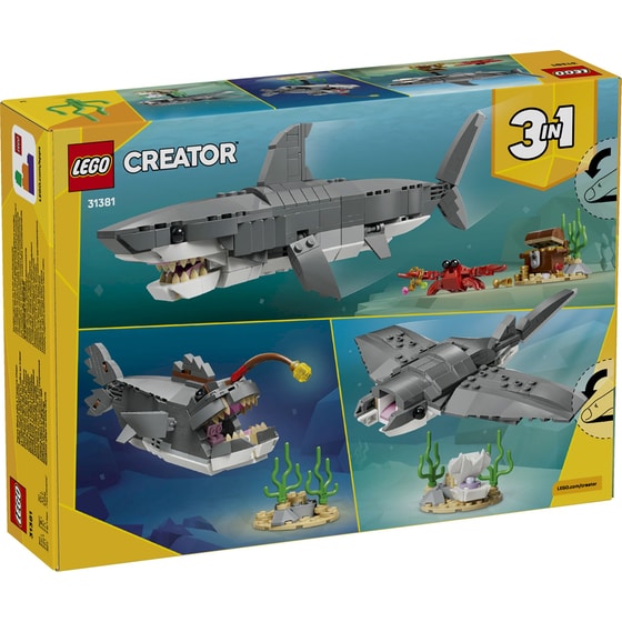 LEGO® Creator Fierce Shark with a Treasure Chest (31381) image 3