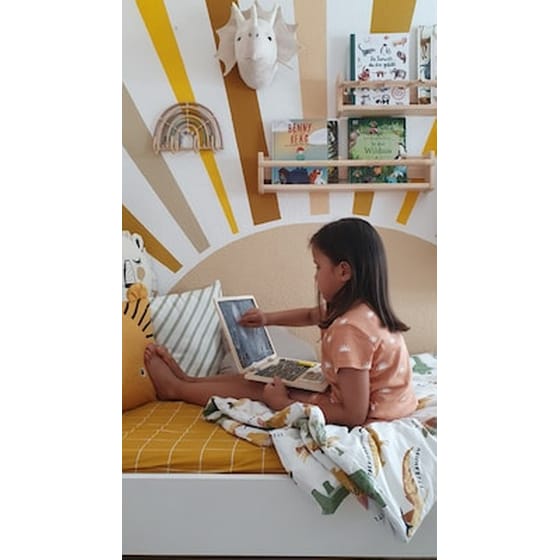 Ξύλινο Λάπτοπ Με Μαγνητικό Πίνακα image 2