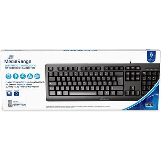 KEYBOARD MEDIARANGE MROS109-GR WIRED image 1