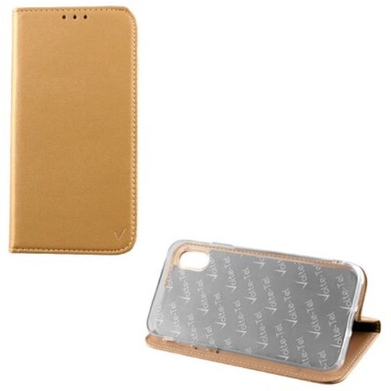 Θήκη Samsung Galaxy A80 2019 - Volte-Tel Pocket Magnet Book - Gold image 0