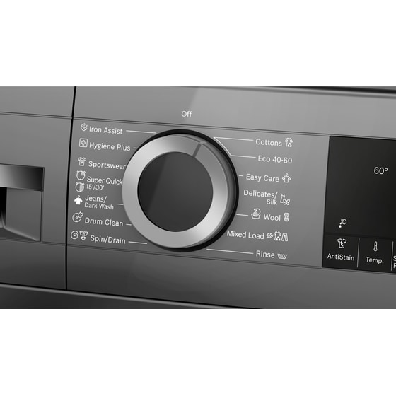 BOSCH WGG244ZREU 9 kg 1.400 Στροφές Ανθρακί Πλυντήριο Ρούχων image 6