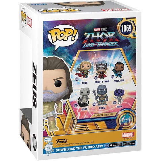 Funko Pop! Marvel - Thor Love And Thunder - Zeus #1069 image 2