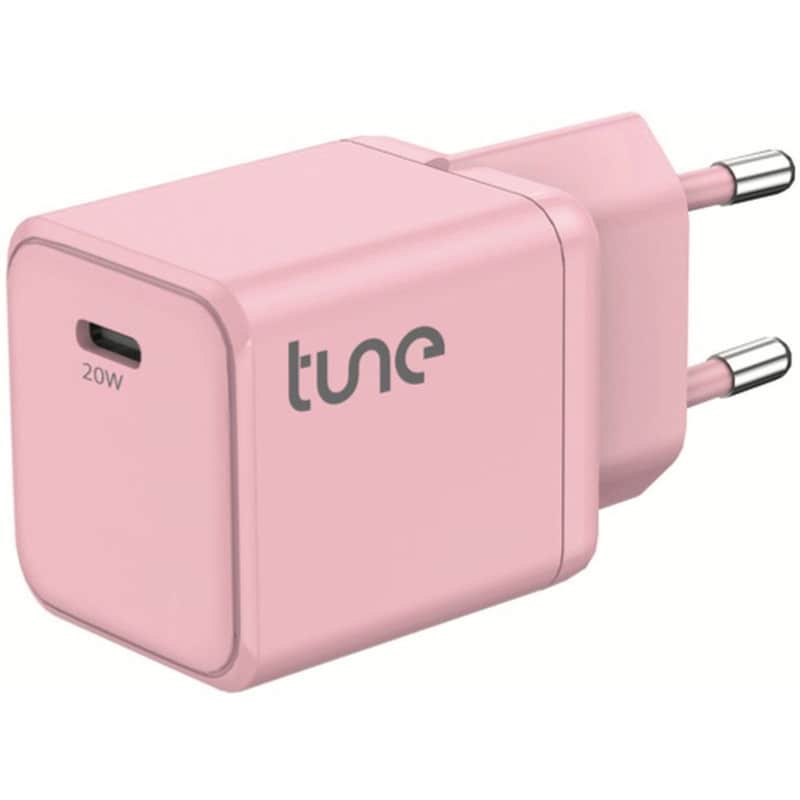 TUNE Φορτιστής Πρίζας Tune Turbo PD Type-C Wall Charger USB-C 20W - Pink