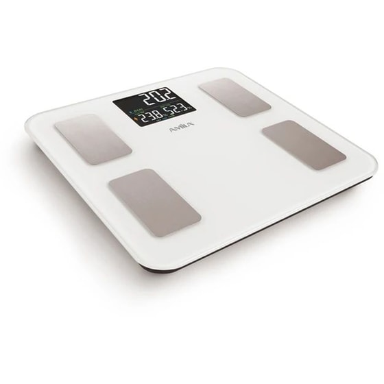 Ψηφιακή Ζυγαριά Σώματος Smart Amila Fitbody 5 με Λιπομετρητή Λευκό image 2