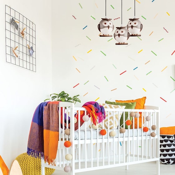 Παιδικό Φωτιστικό Οροφής Aca Kokka Κουκουβάγιες ZN160203PBR - Καφέ image 1