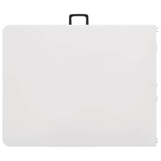 Vidaxl Τραπέζι Κήπου Πτυσσόμενο Λευκό 180 X 72 X 72 Εκ. Από Hdpe image 5