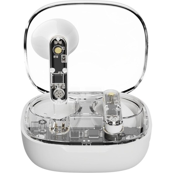 Ακουστικά Bluetooth Streetz T150 - Transparent White image 3