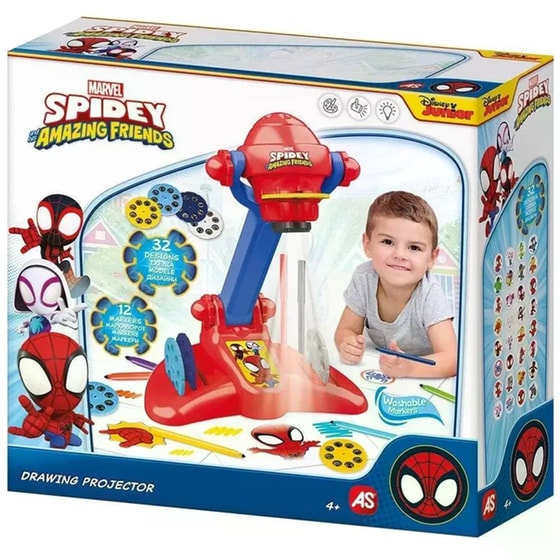 Προτζέκτορας Ζωγραφικής AS Company Spidey & Friends image 2