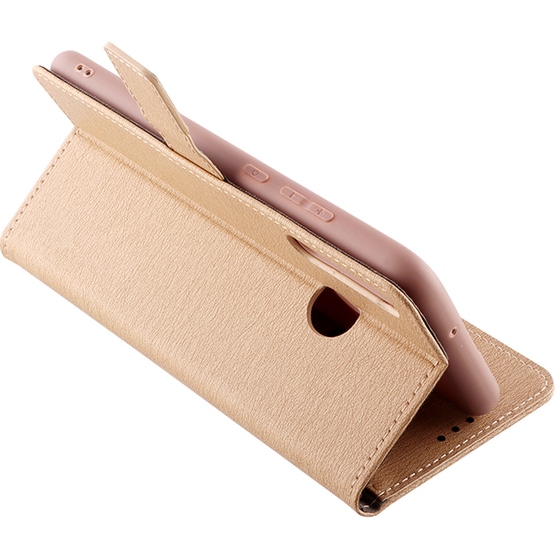 Θήκη Apple iPhone 12 Mini - Volte-tel Allure Magnet Book Stand Clip - Gold image 1