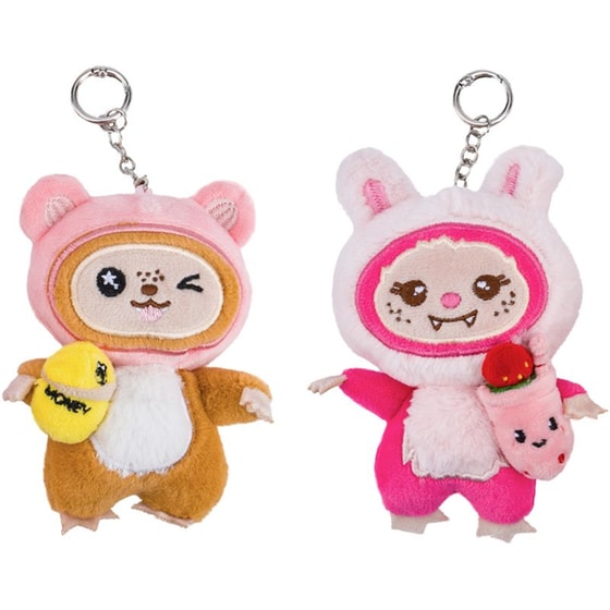 Μπρελόκ Dreamdrop Plush Bear & Bunny image 0