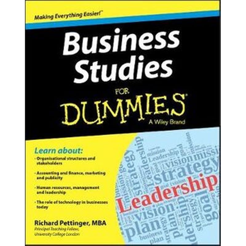 Business Studies For Dummies