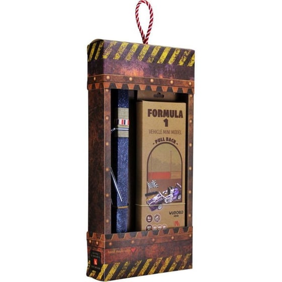 Λαμπάδα Synchronia Ξύλινο Pull Back Φόρμουλα 1 image 2