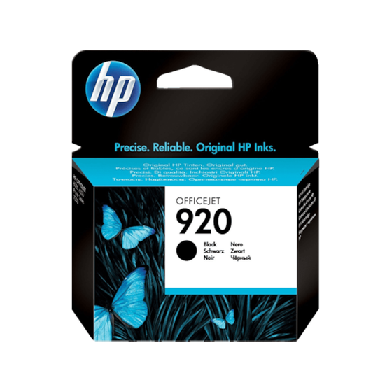 HP 920 Μαύρο Μελάνι Εκτυπωτή CD971AE image 0