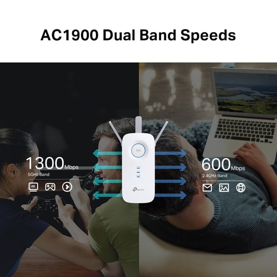 TP-Link RE550 Wi-Fi Extender Wi-Fi 5 Dual Band (2.4 & 5 GHz) 1200Mbps image 5