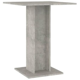 Τραπέζι Vidaxl Bistro από Μοριοσανίδα 60x60x75 cm - Γκρι Σκυροδέματος