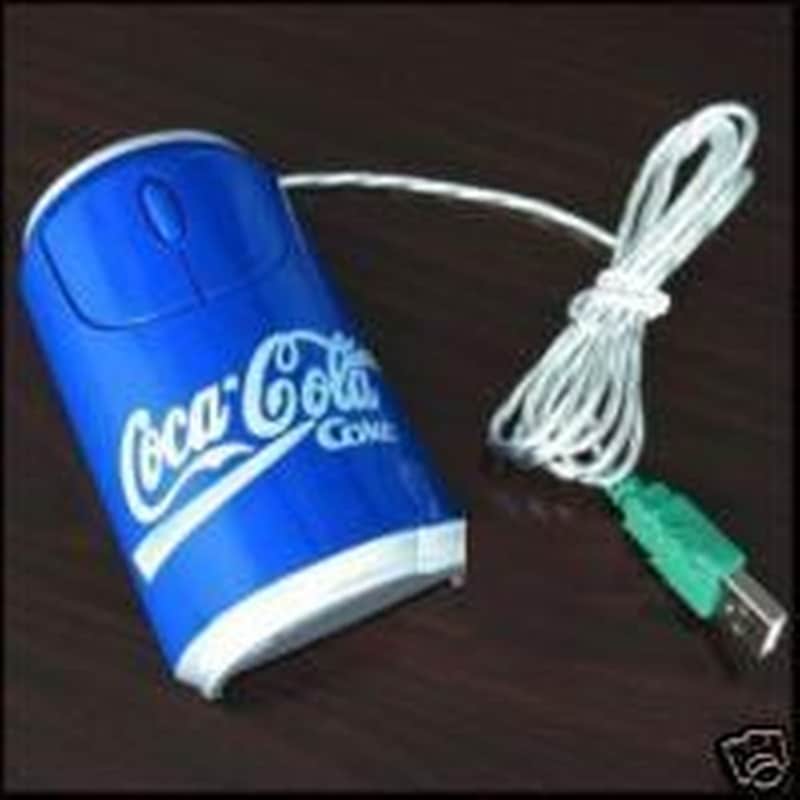 OEM Usb Optical Mouse Coca-cola (blue)