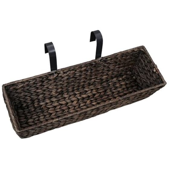 Vidaxl Ζαρντινιέρες 2 Τεμ. Καφέ Από Υάκινθο Του Νερού image 5