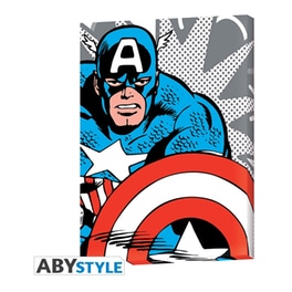 Pop art Πίνακας ABYstyle Captain America 30x40 cm