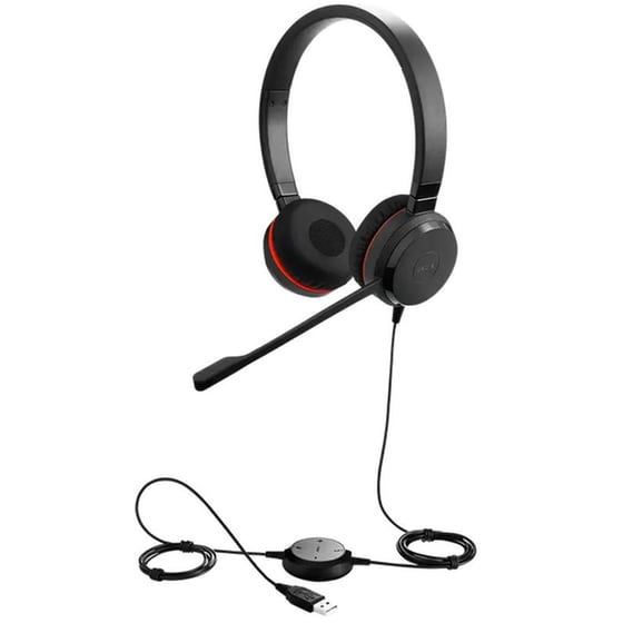 Jabra Evolve 30 Gaming Ενσύρματα Ακουστικά Jack 3.5mm - Μαύρο image 1