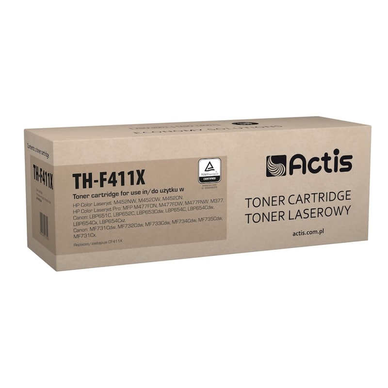 ACTIS Toner Συμβατό Actis Th-f411x Hp 410x Cf411x (5000 Σελίδες) Cyan