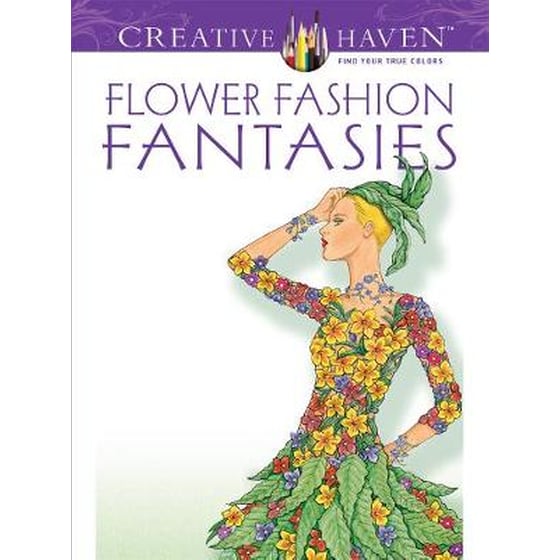 Creative Haven Flower Fashion Fantasies image 0