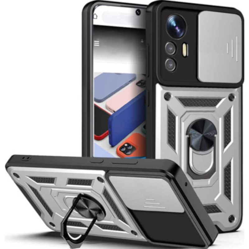 BODYCELL Θήκη Xiaomi Redmi Note 12S - Bodycell Armor Slide - Silver