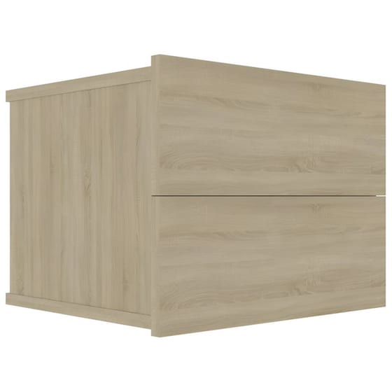 Κομοδίνο Vidaxl Από Μοριοσανίδα 2τμχ 40x30x30 cm - Sonoma Δρύς image 2